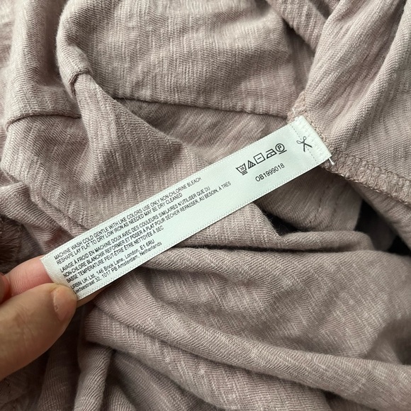 FP Beach x Free People Rhone Sleeveless High Low Flowy Mauve Dress Small - Picture 8 of 10